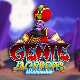 Genie Jackpots Wishmaker logo by Blueprint Gaming Fugu Casino