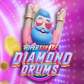 Hyper Strike Diamond Drums by Gameburger Studios, showcased at fugucasinoo.eu – game logo