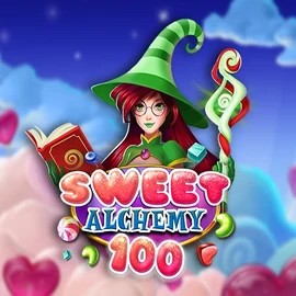 Sweet Alchemy 100 slot visual from Play'n GO available on fugucasinoo.eu